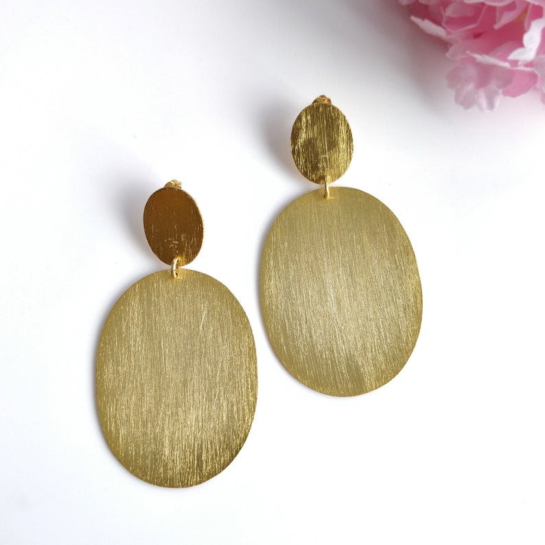 brass earring
