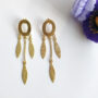 brass earring