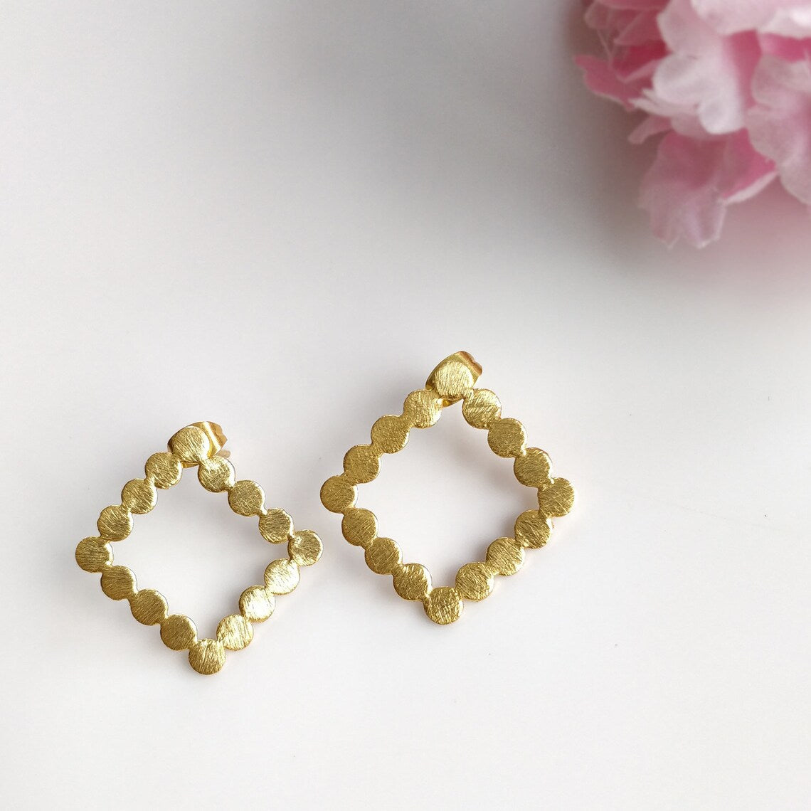 brass earring