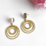 brass earring