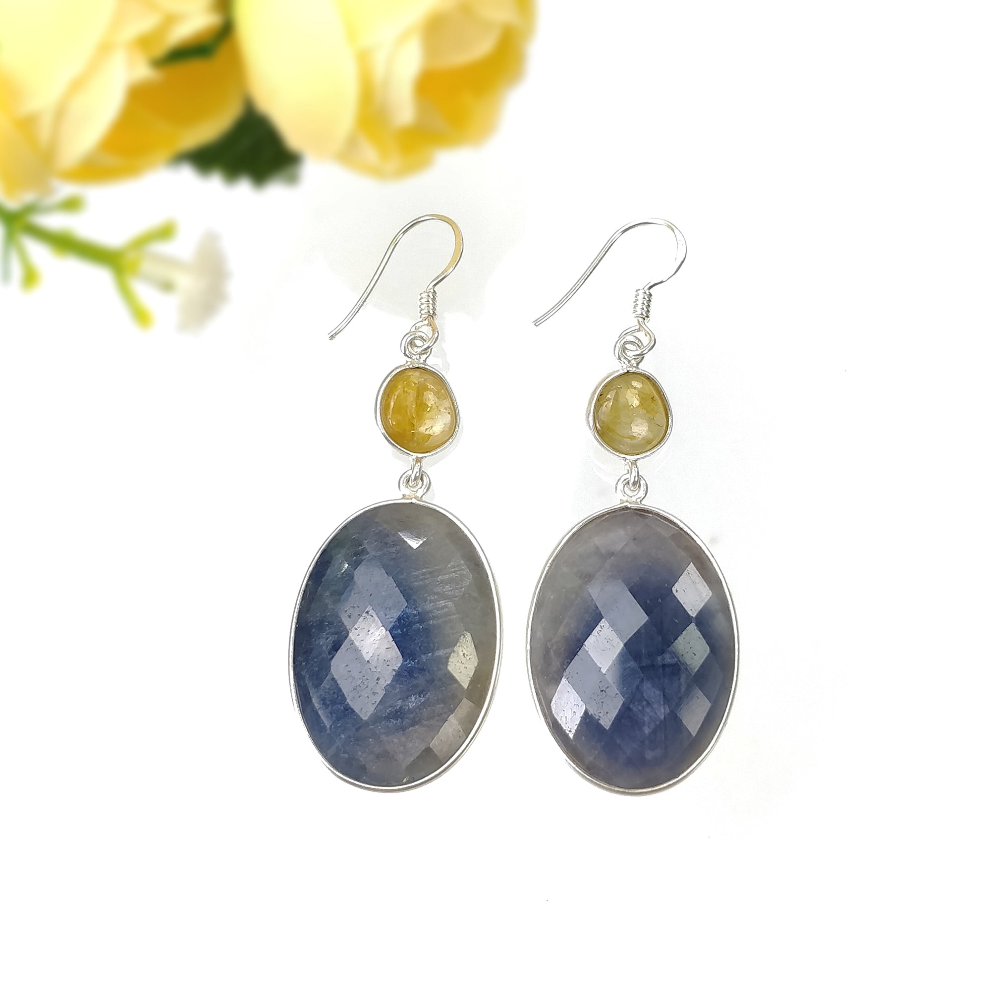 sapphire earring