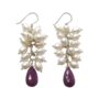 ruby earring