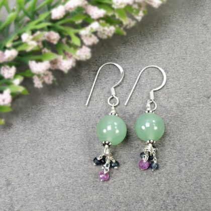 orecchini di perline