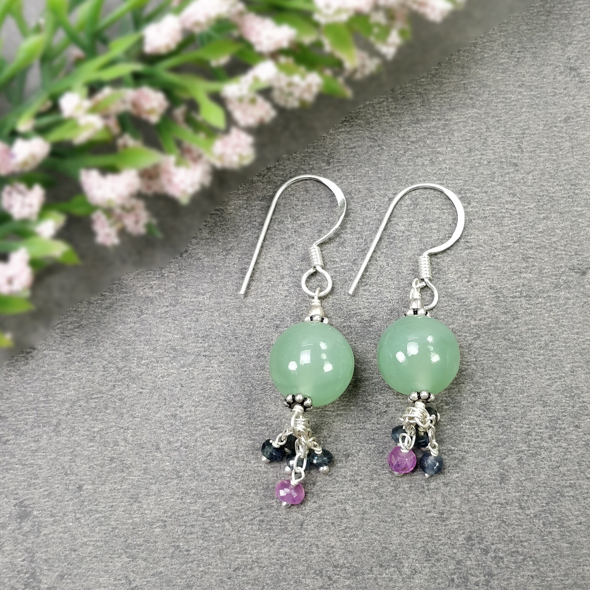 orecchini di perline