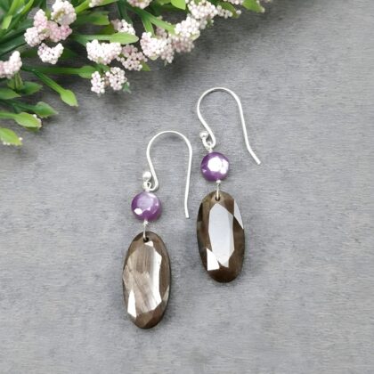 boucles d'oreilles en argent