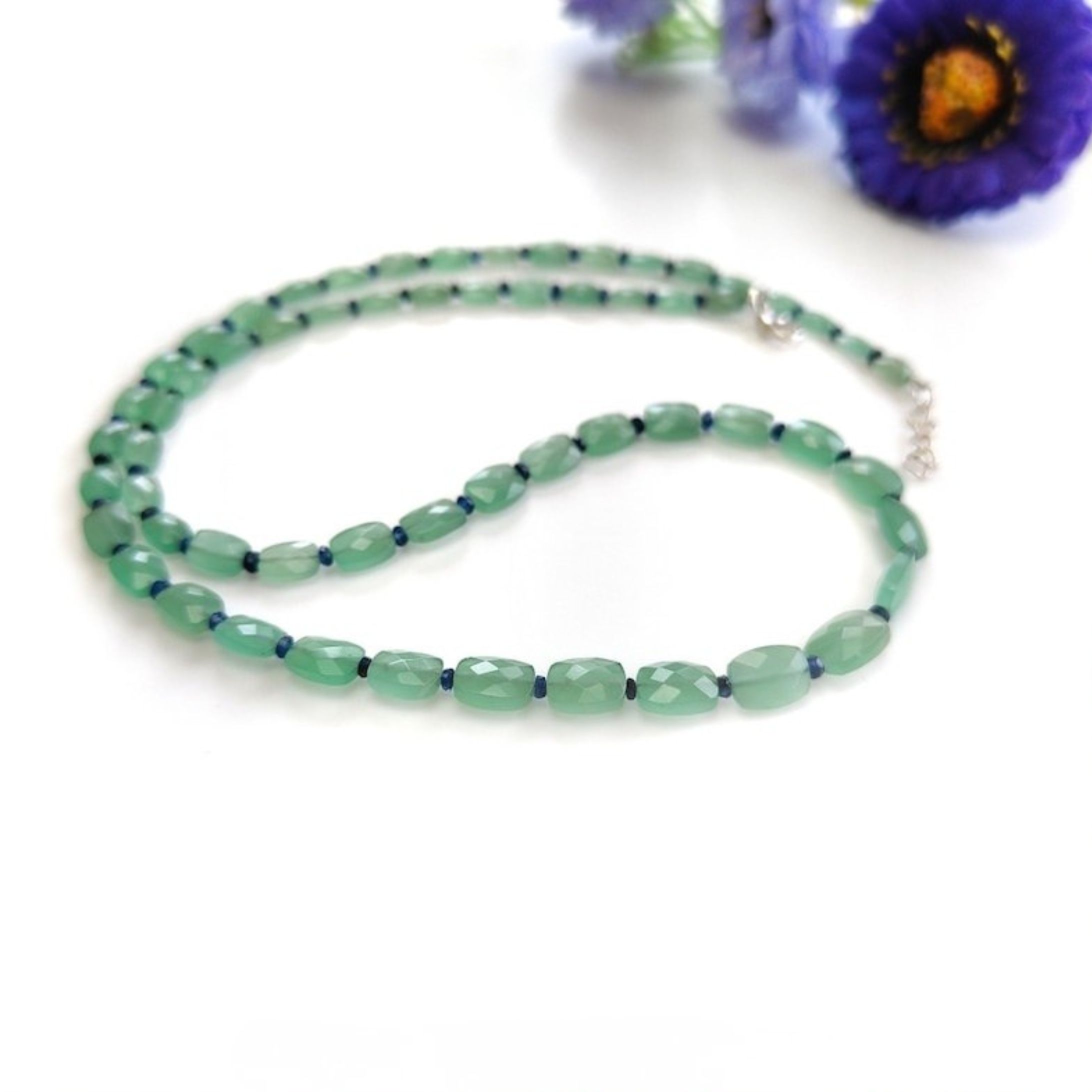 silver necklace