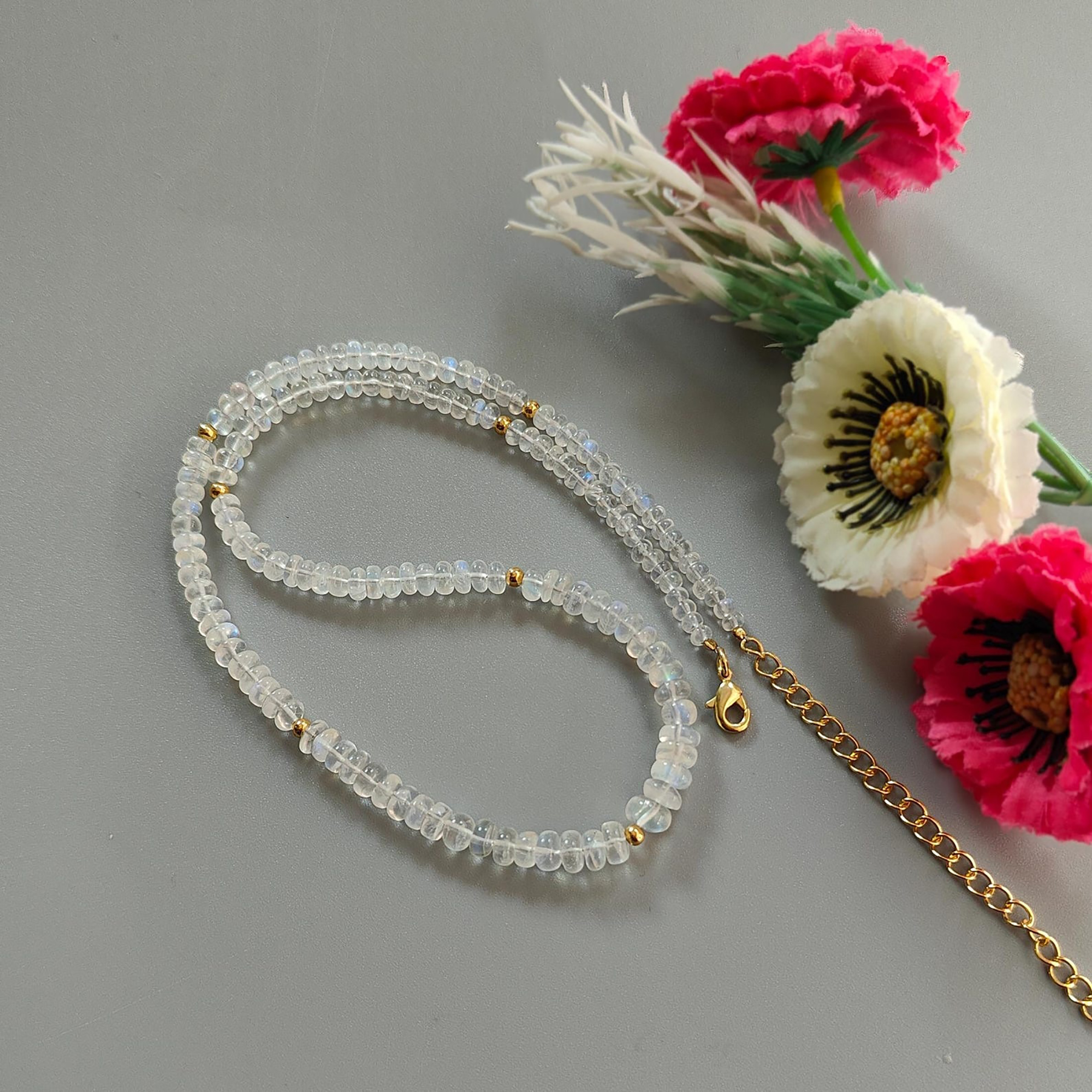 brass necklace