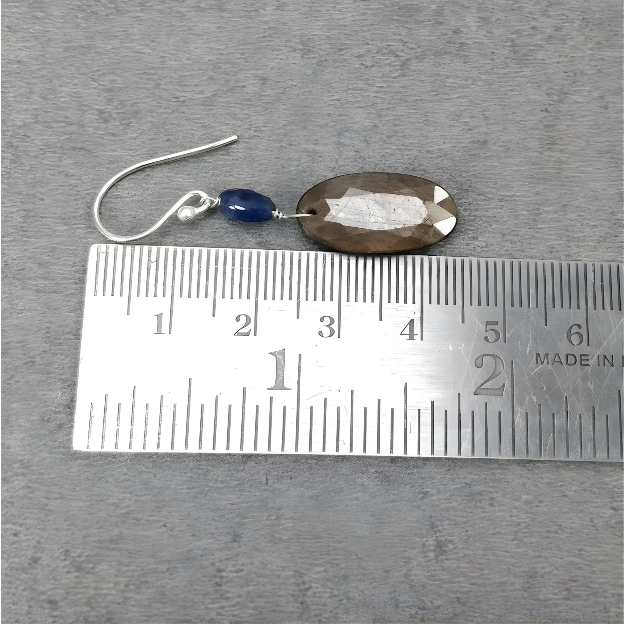 pendientes de zafiro