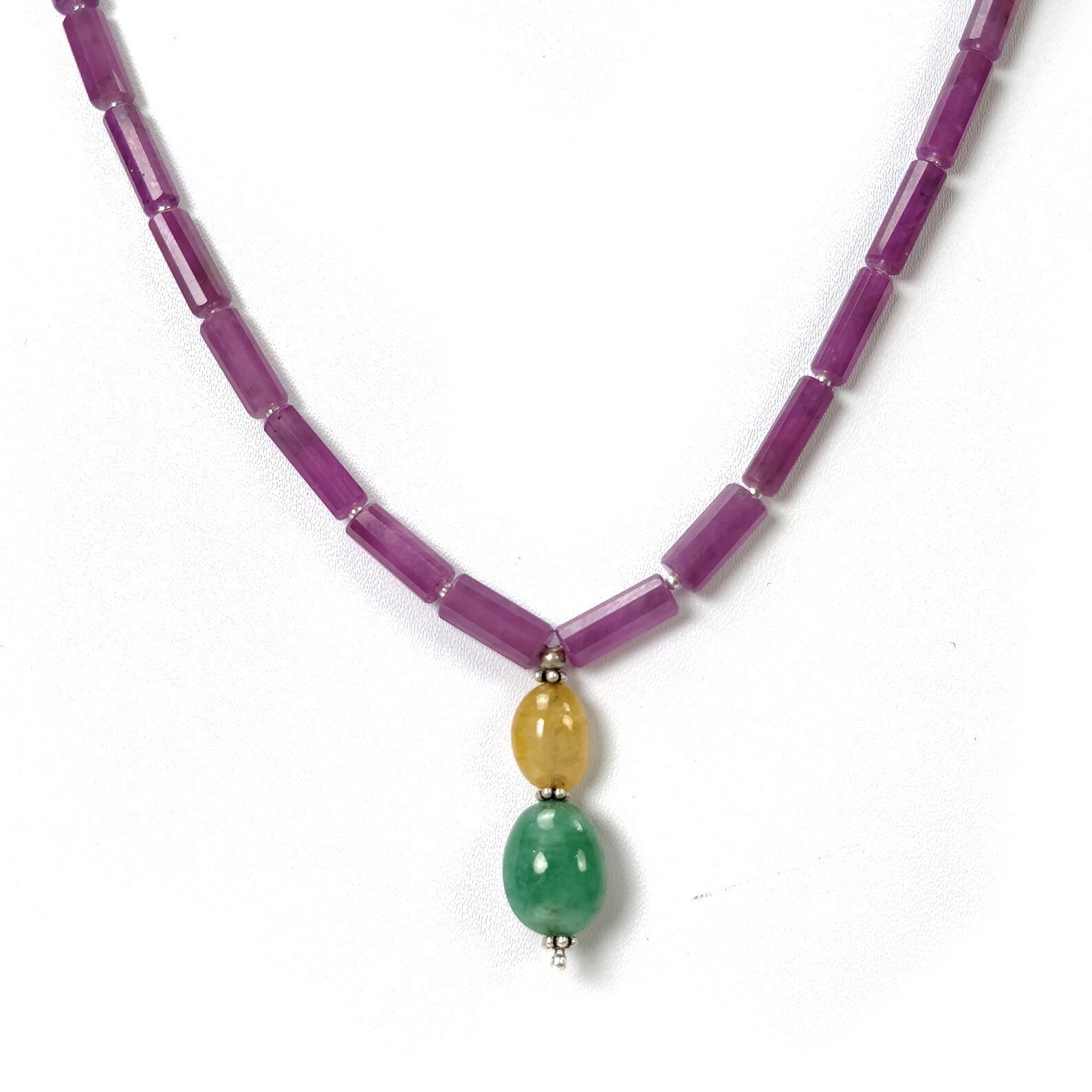 Collana di rubini