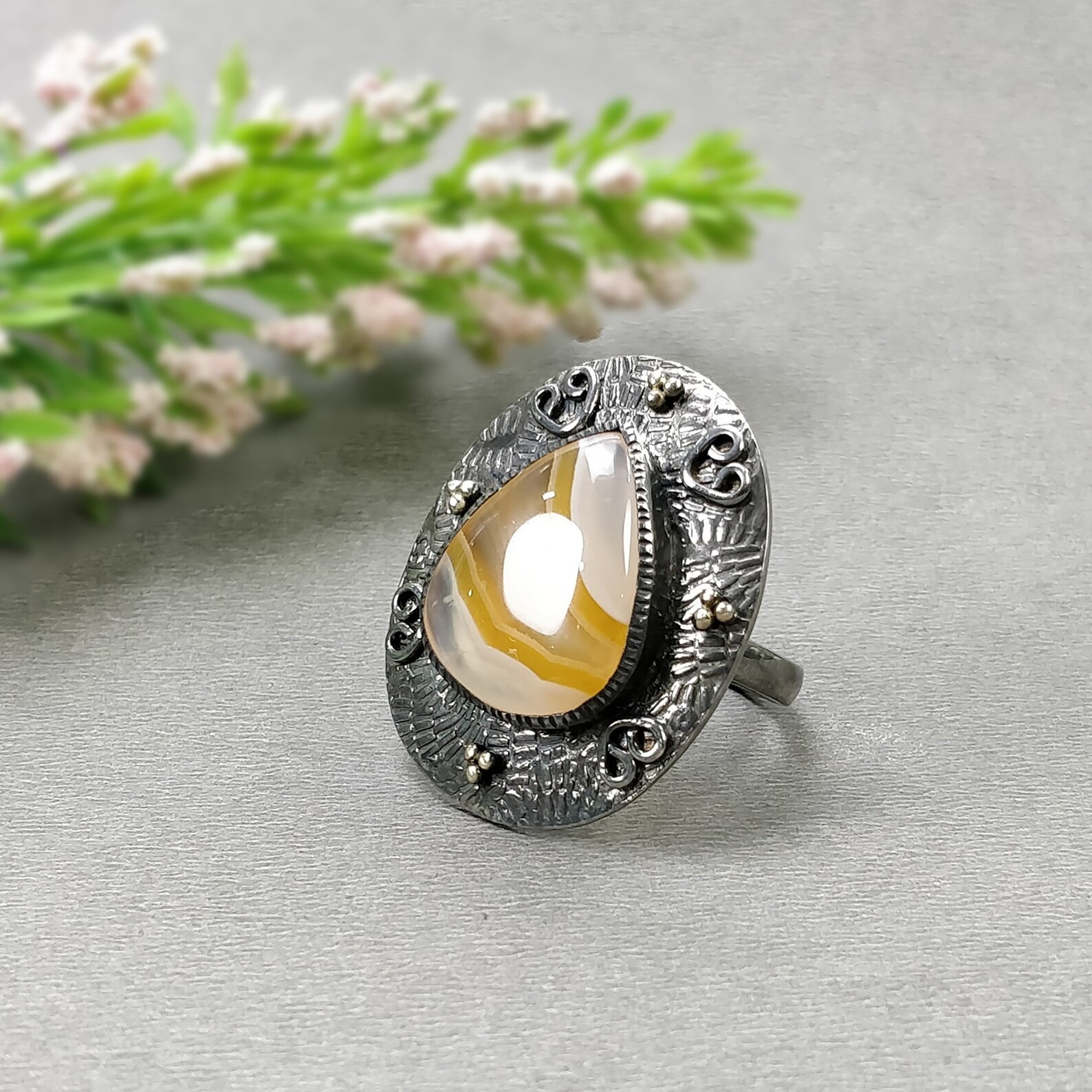 Anello naturale non trattato