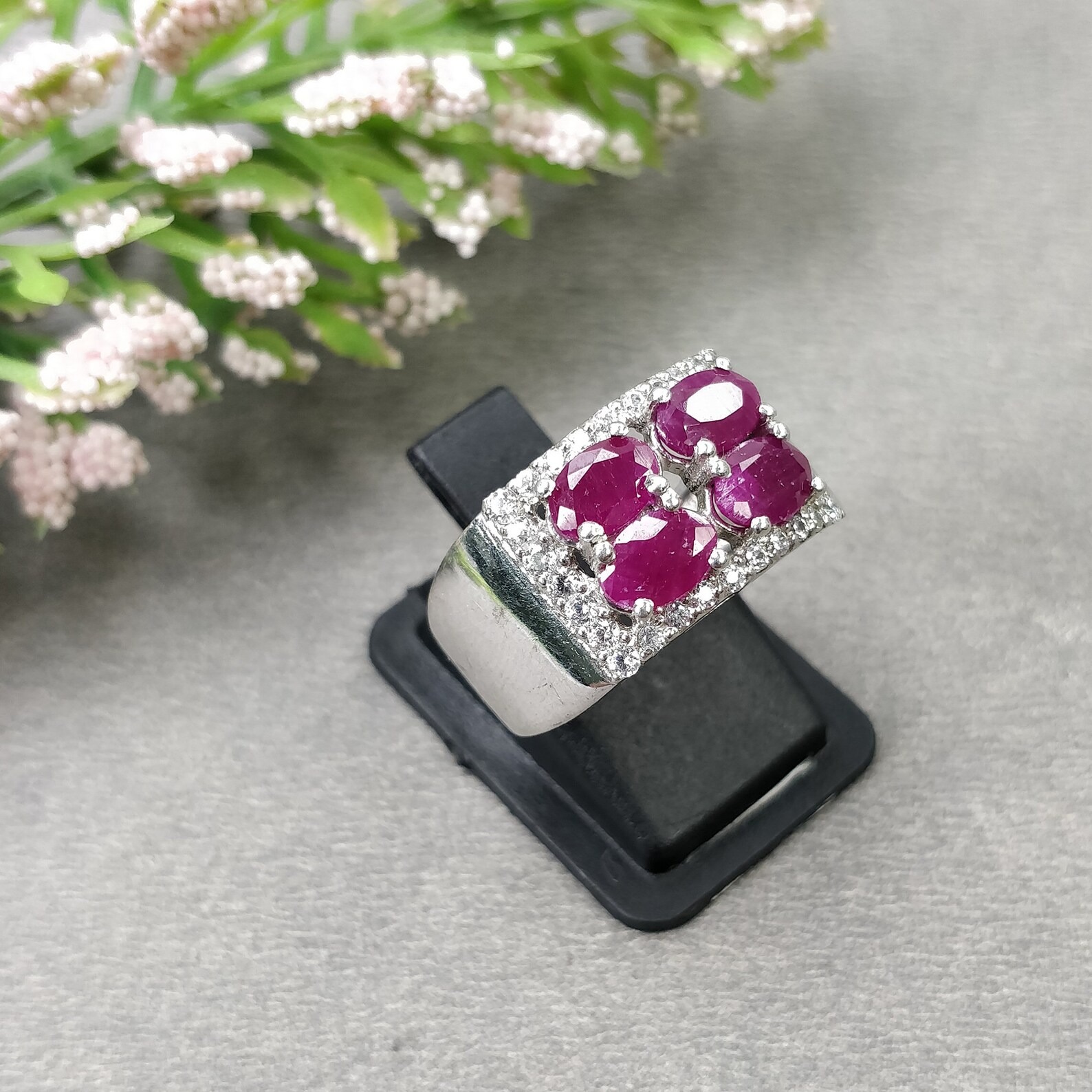 خاتم زركونيا مكعبة