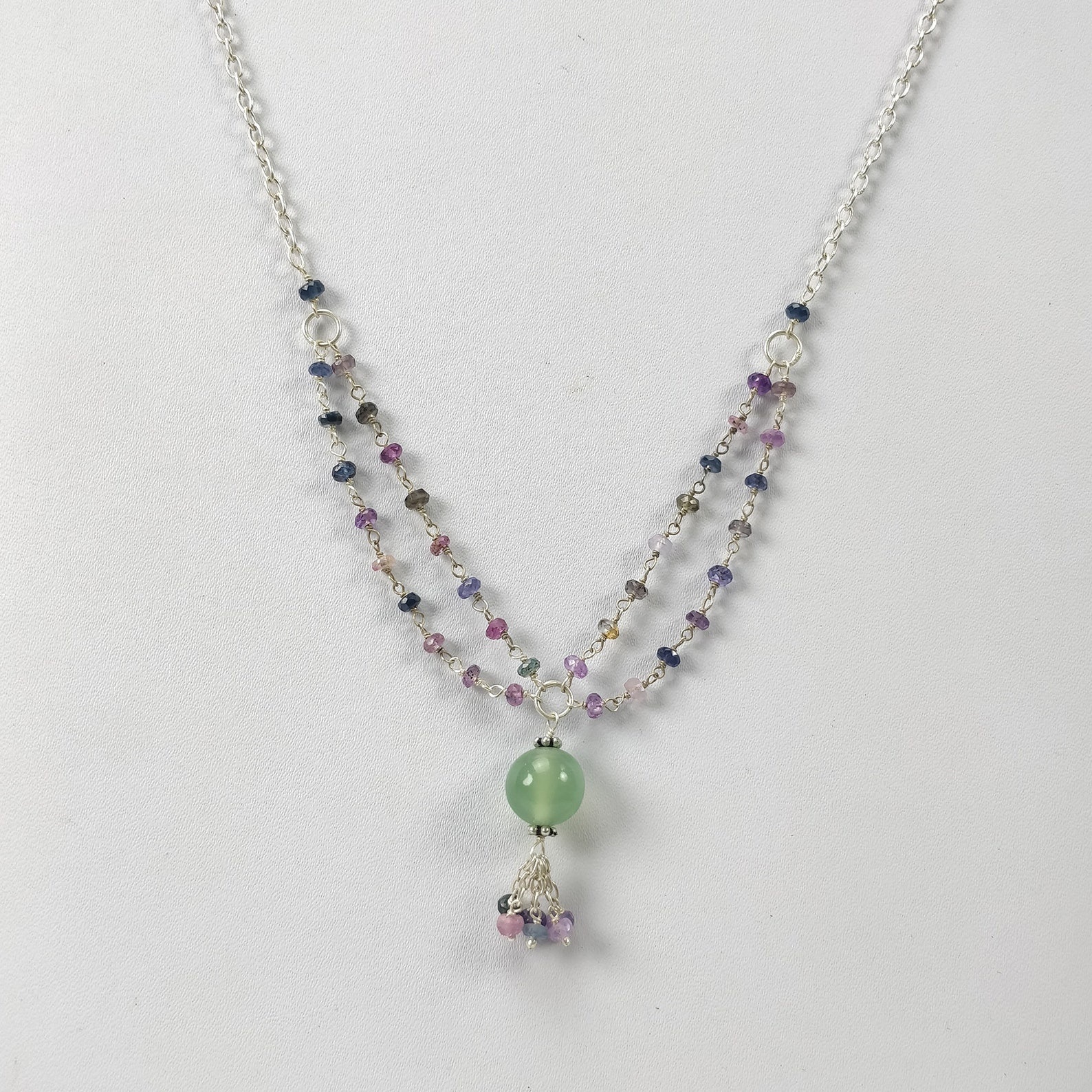 Collana con zaffiro