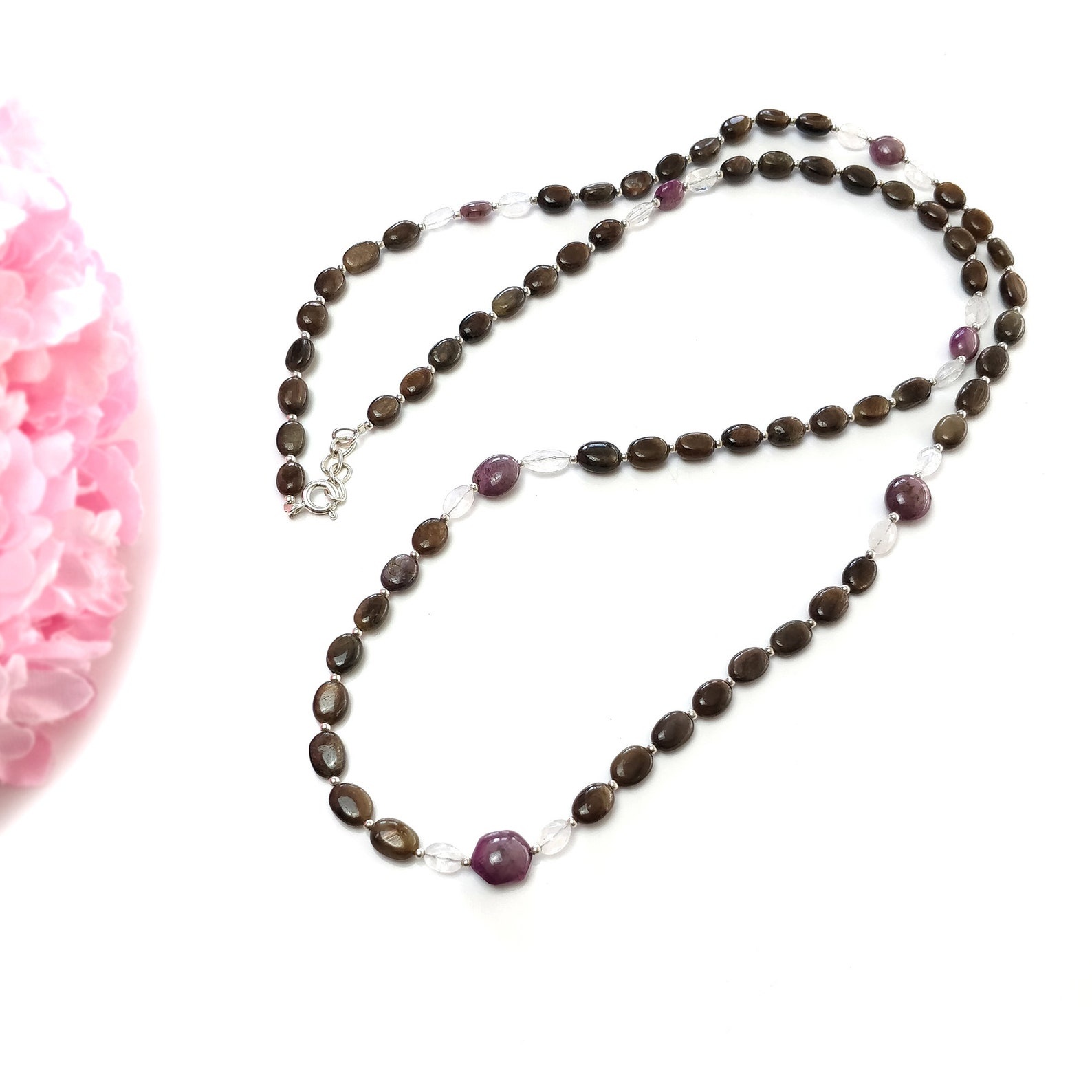 Collana con zaffiro