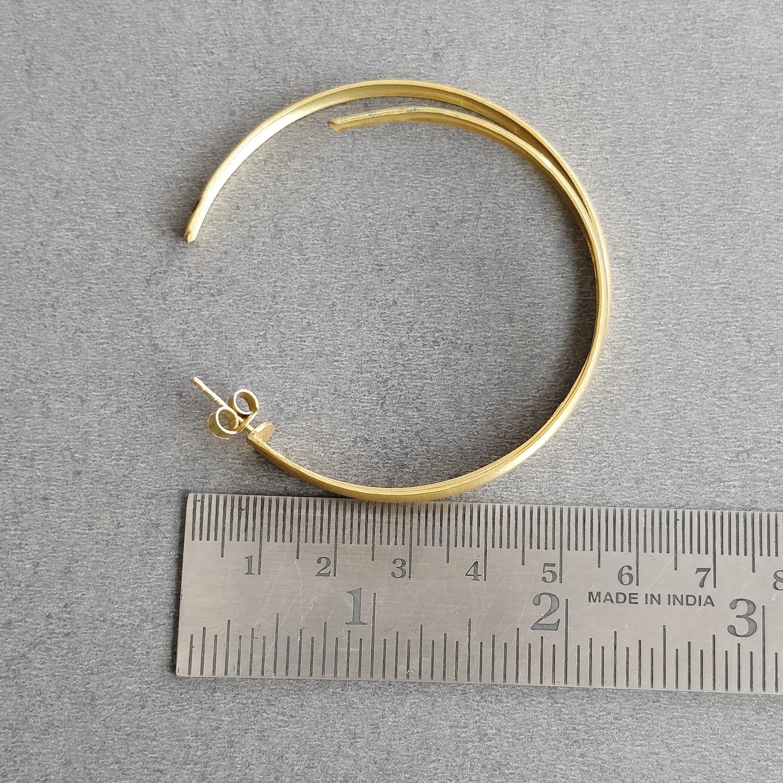 真鍮のイヤリング