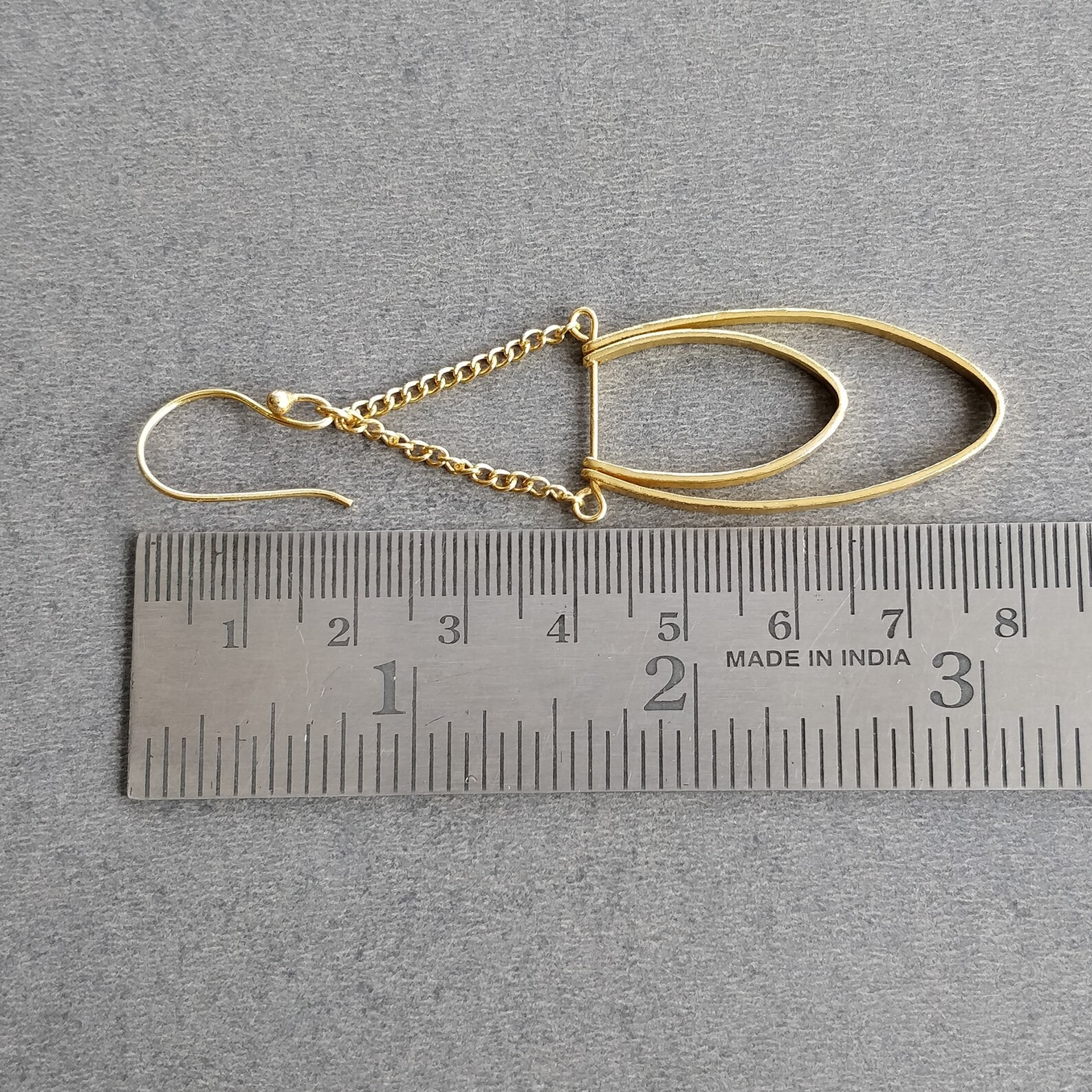 pendientes de latón