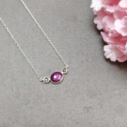 silver necklace