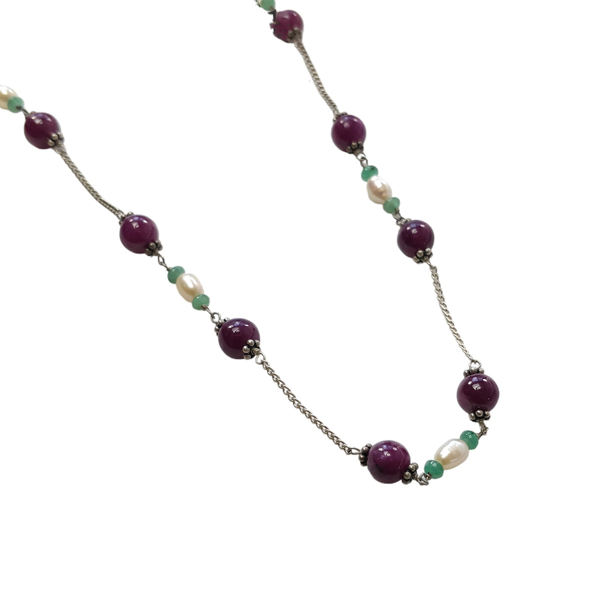 Collana di rubini