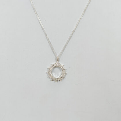 silver necklace