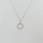 silver necklace