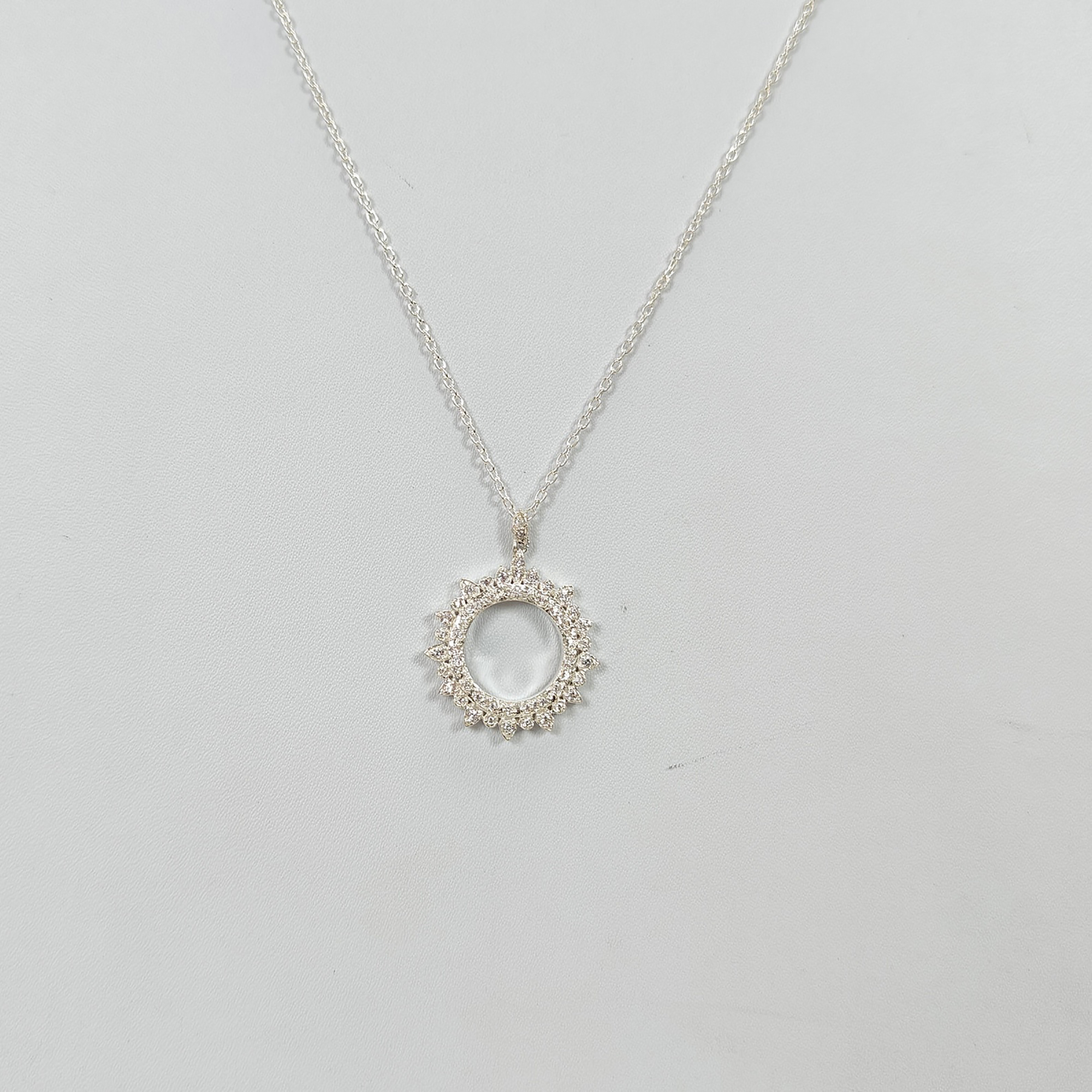 silver necklace