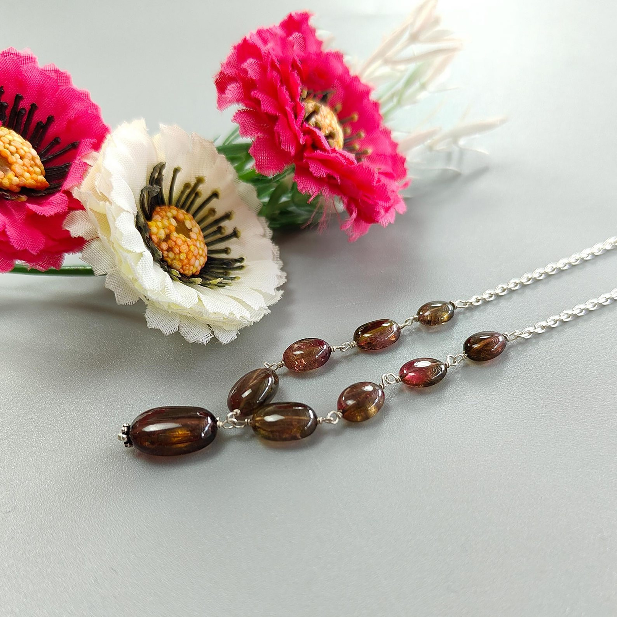 Collana di tormalina