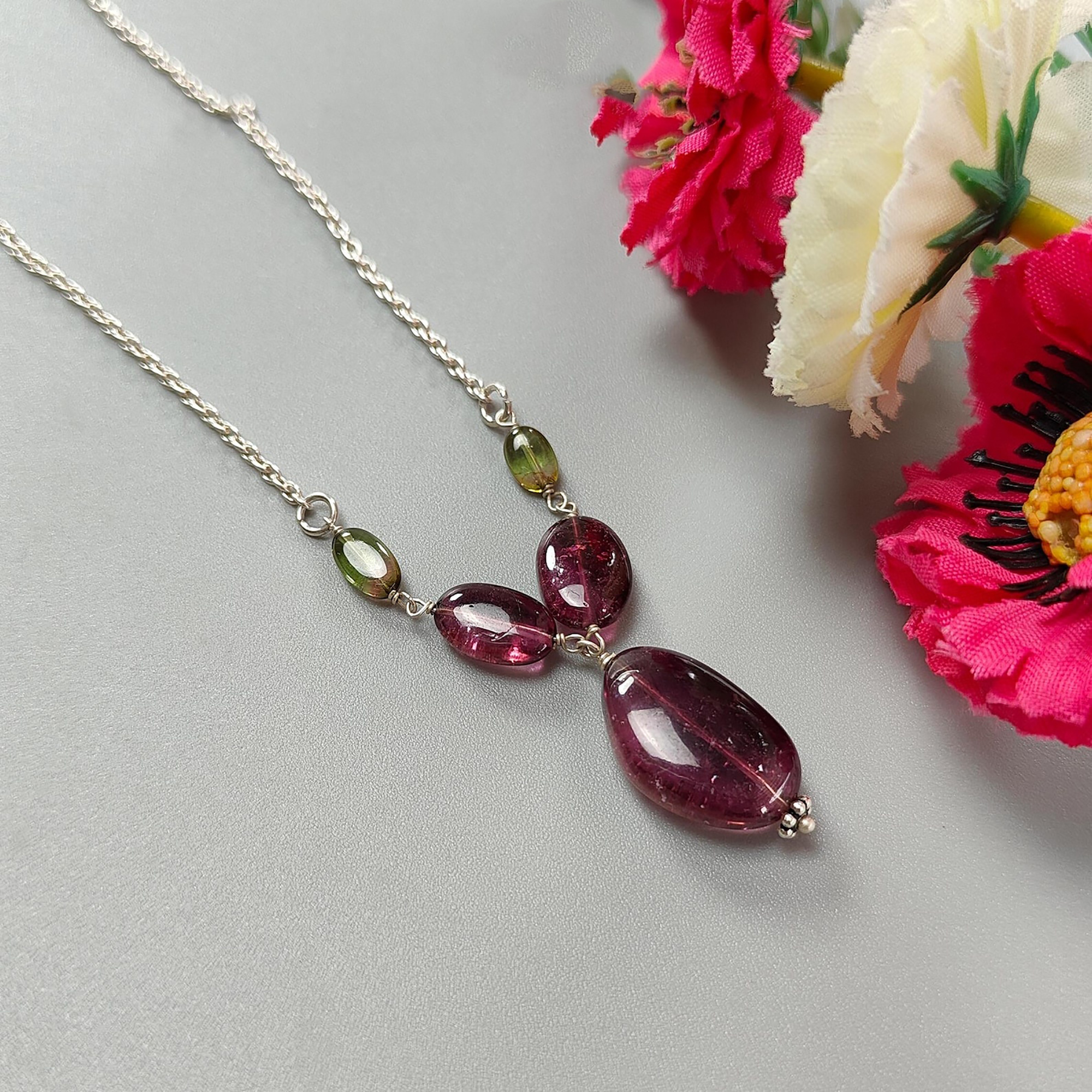 Collier en tourmaline