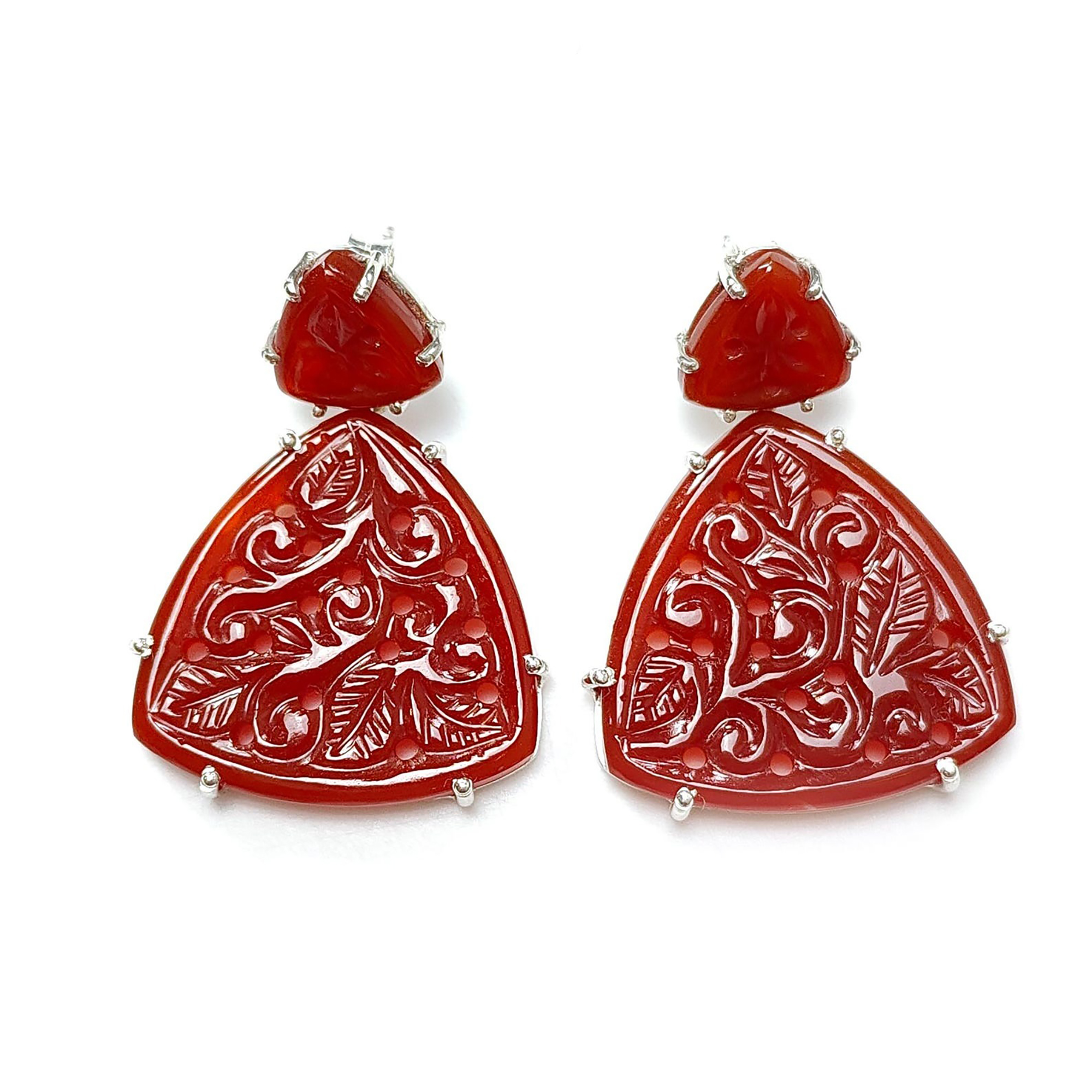 銀のイヤリング