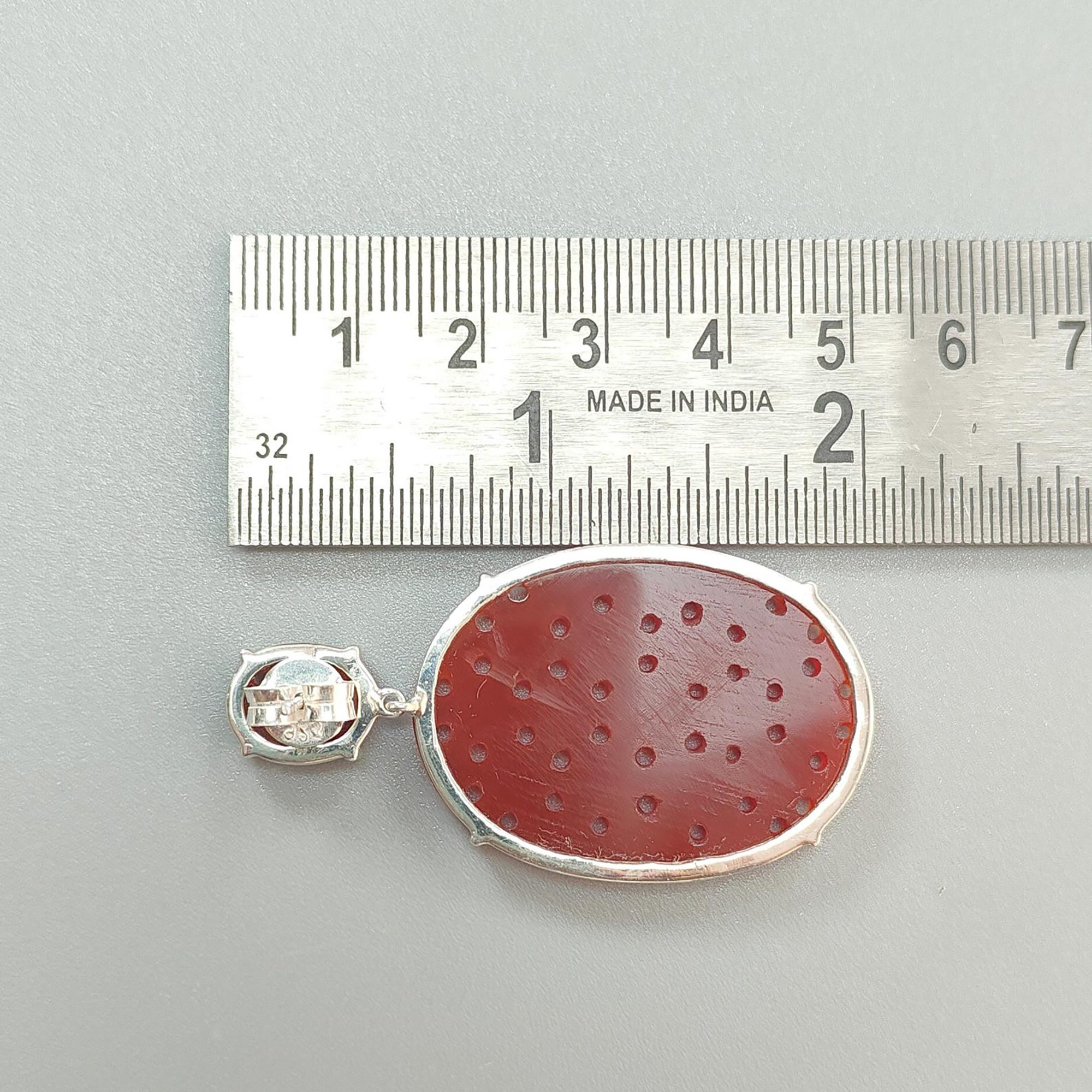 オレンジオニキスのイヤリング