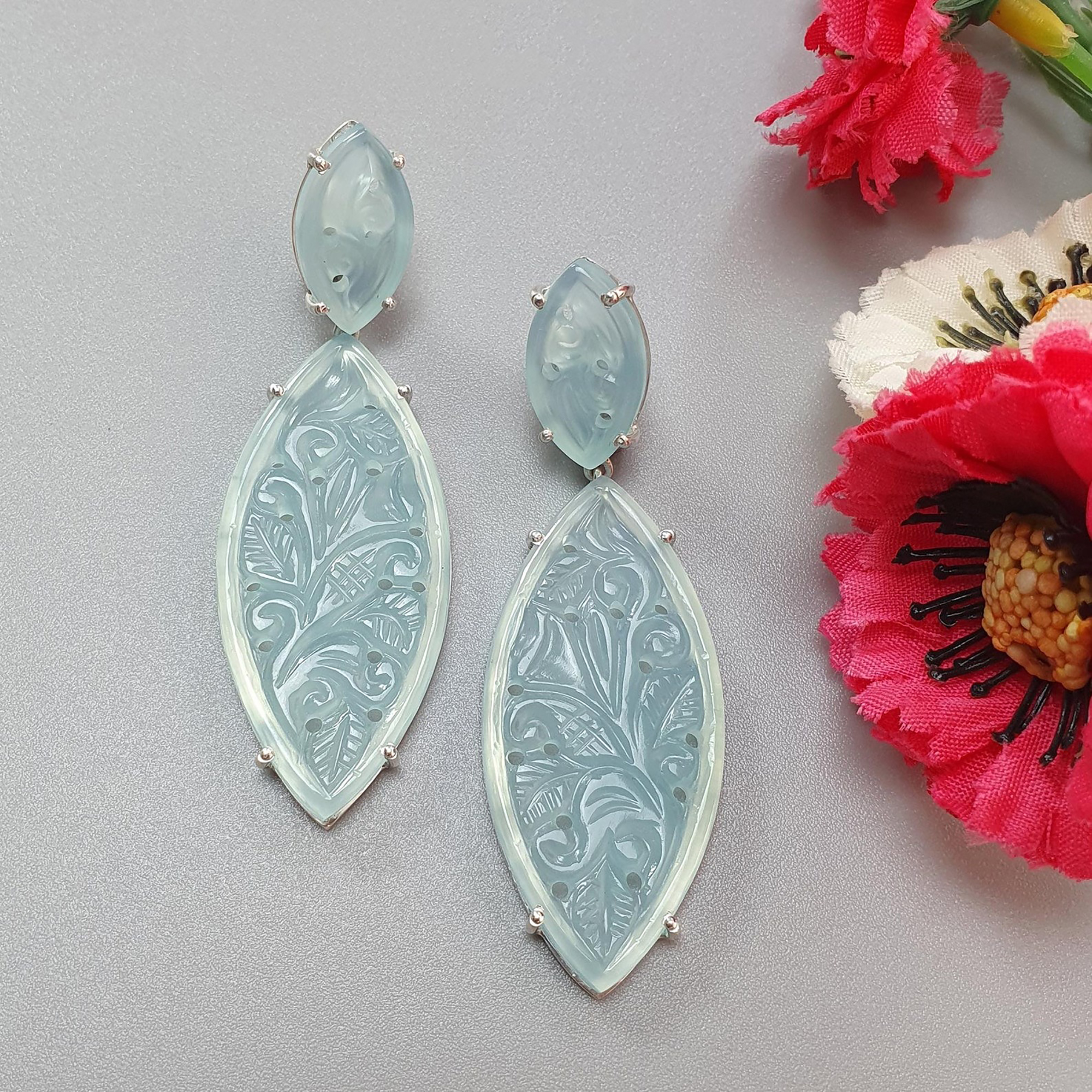 orecchini a bottone push-back