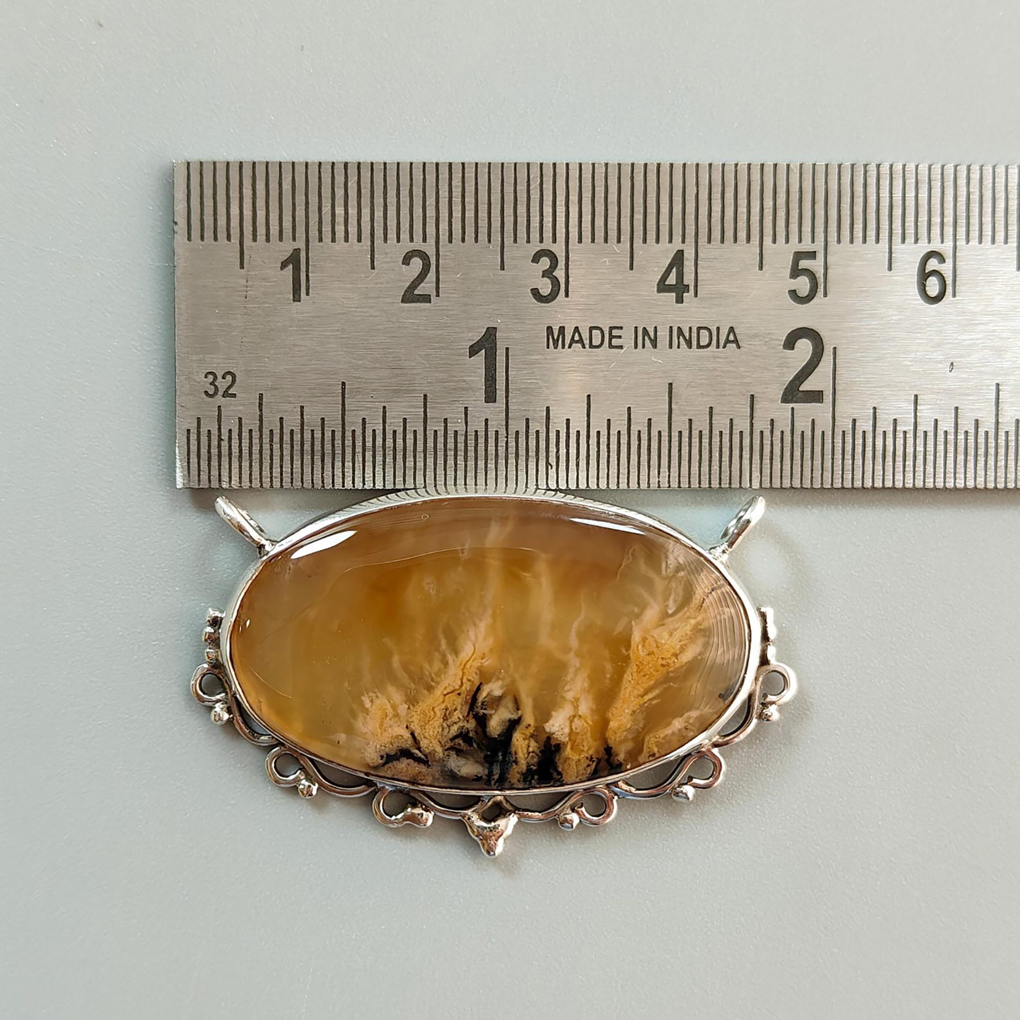 colgante de ágata tigre