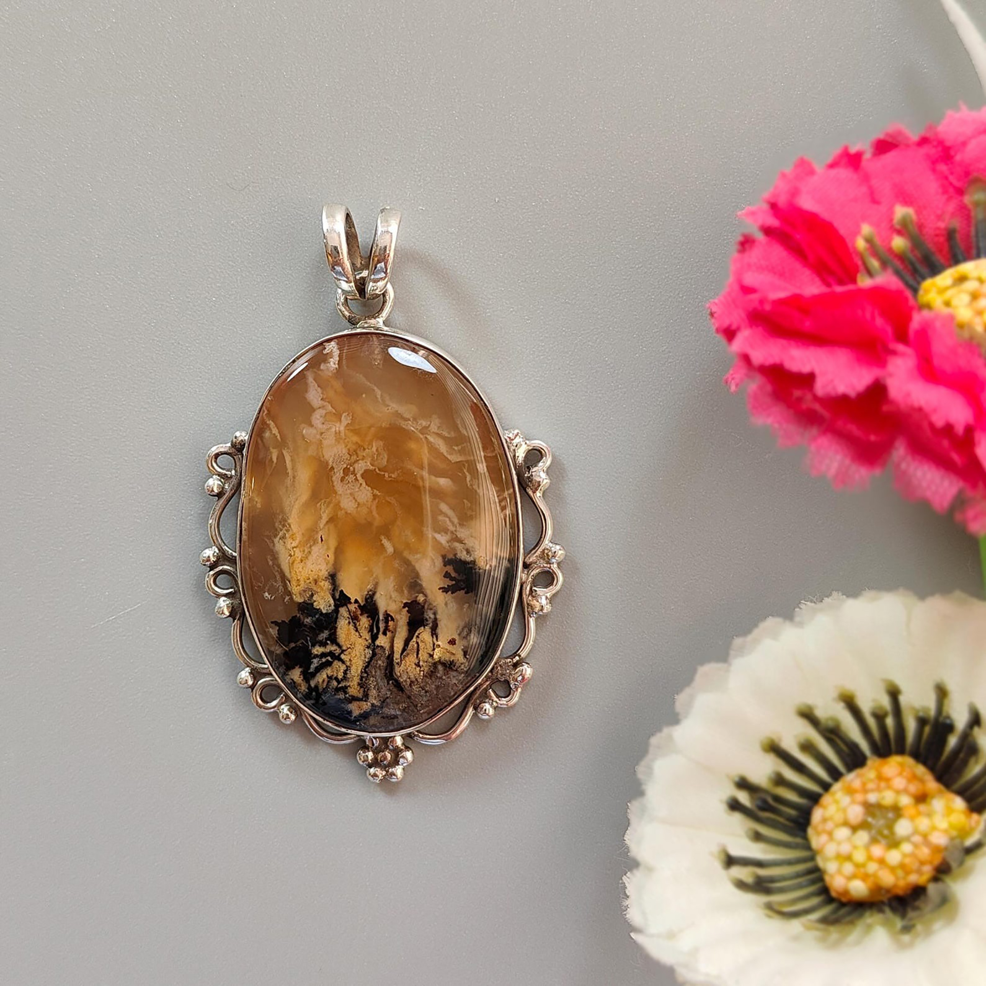 瑪瑙のペンダント