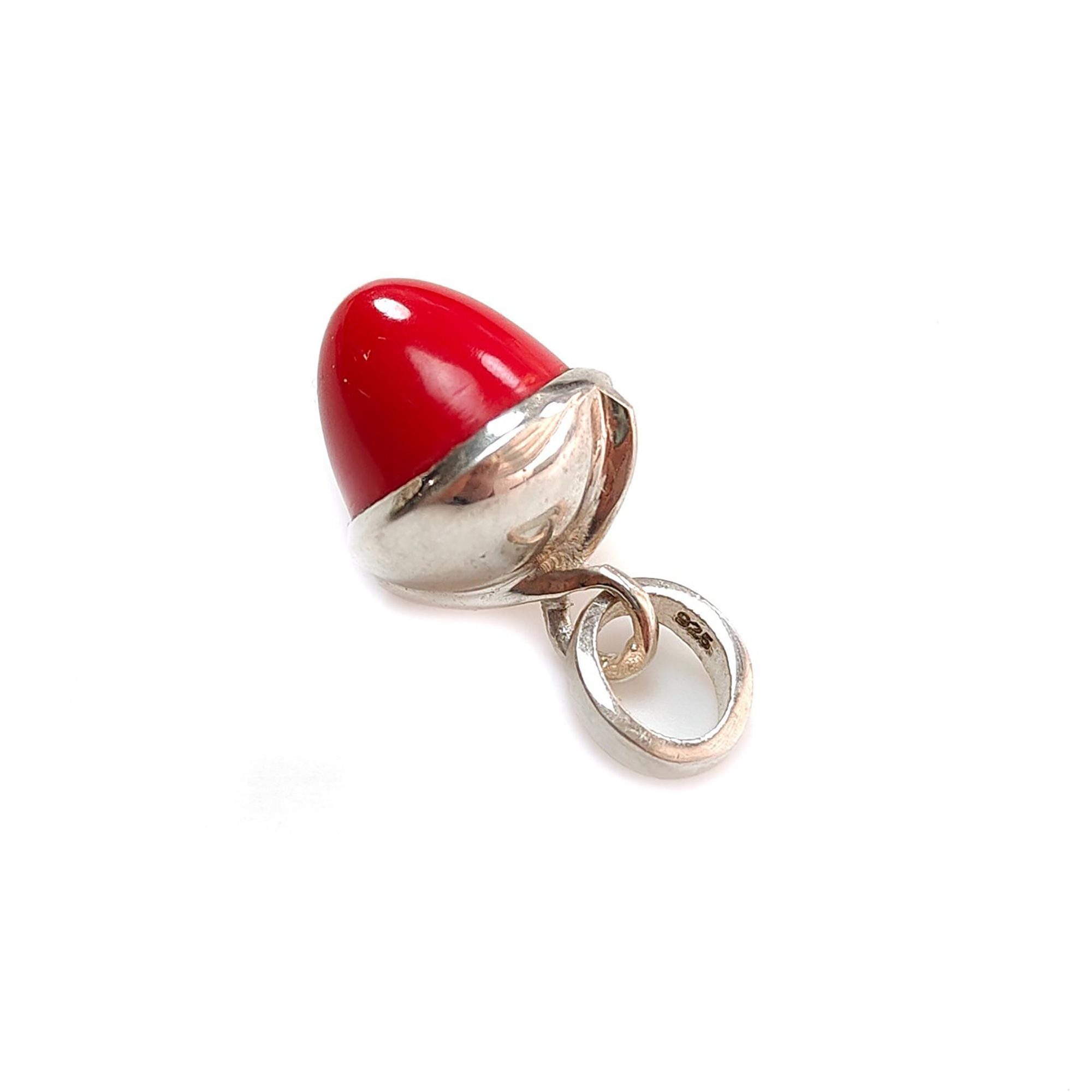 ciondolo di corallo rosso