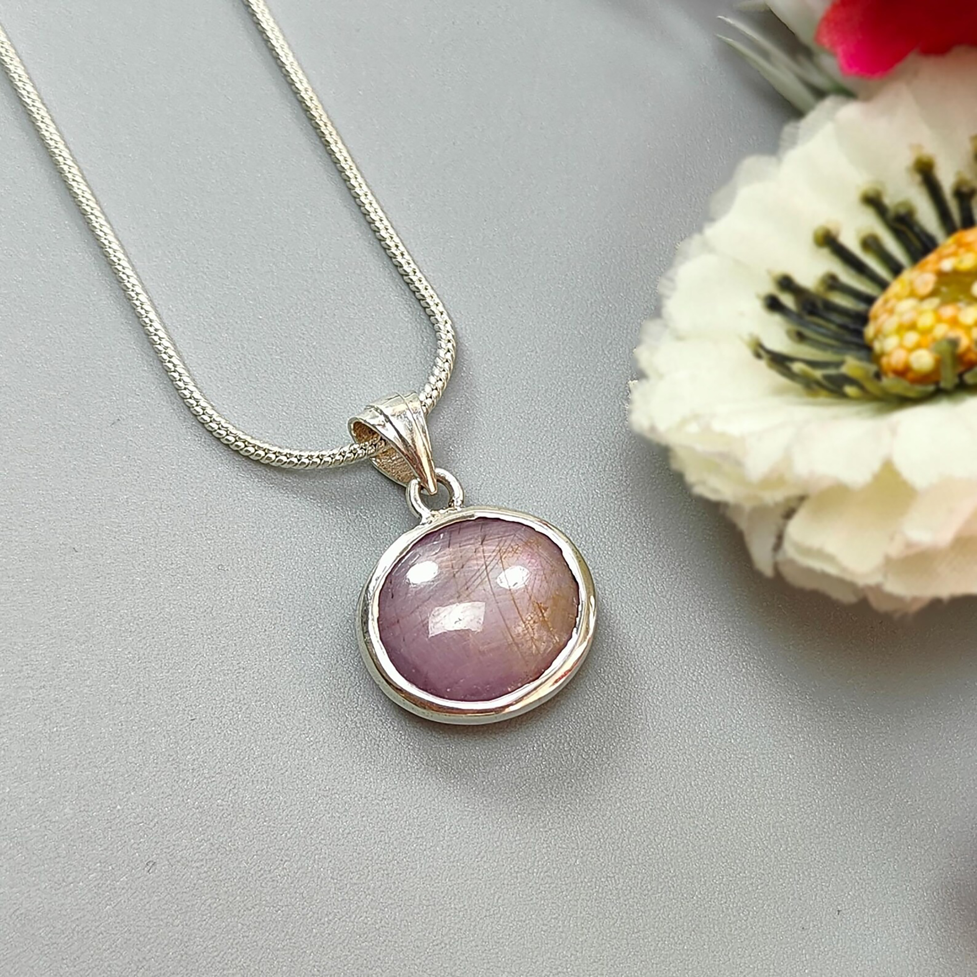 ciondolo rubino stella