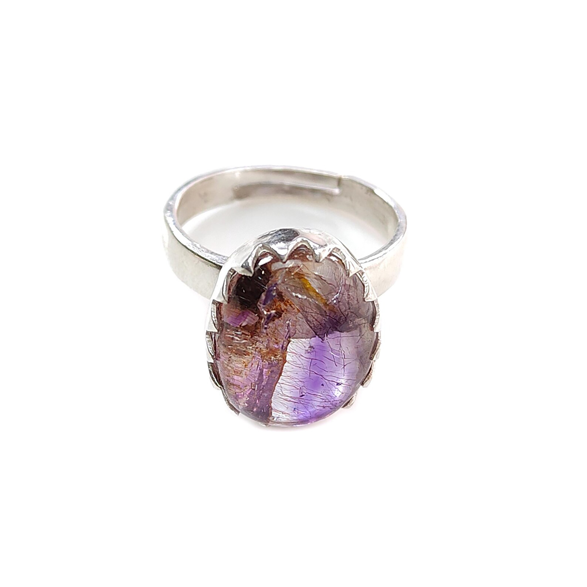 Anillo con engaste biselado