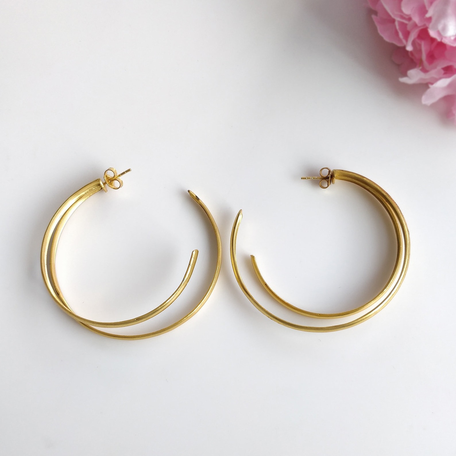 brass earring