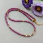 Collana con pietre preziose
