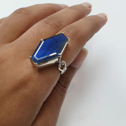 Bague sertie fermée