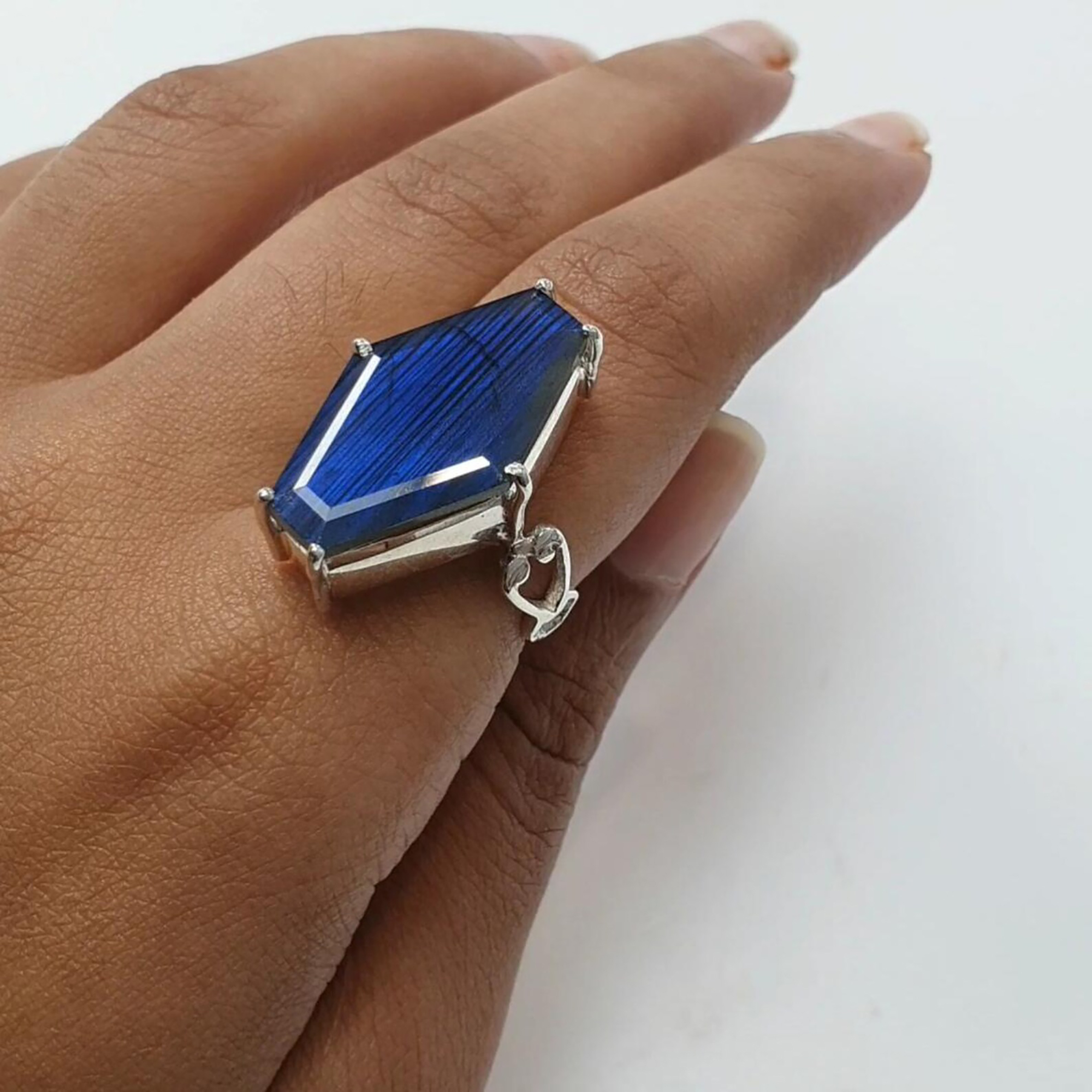 Bague sertie fermée