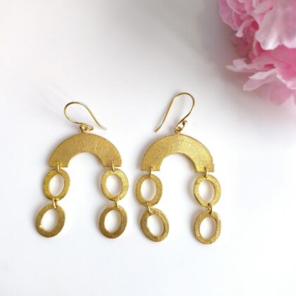 brass earring