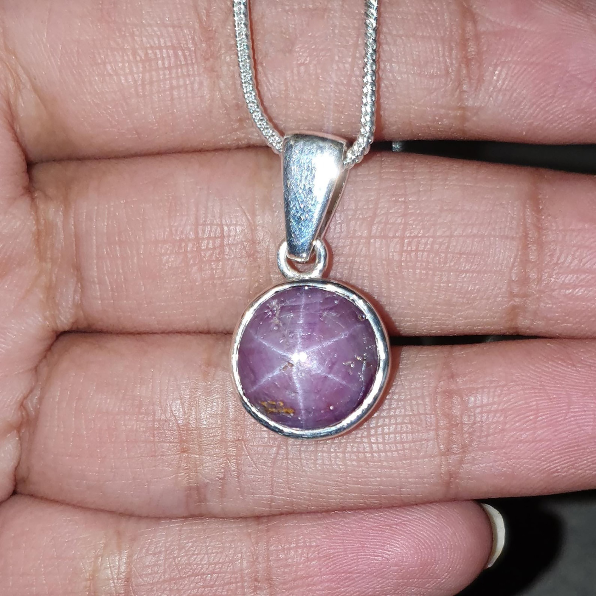 star ruby pendant