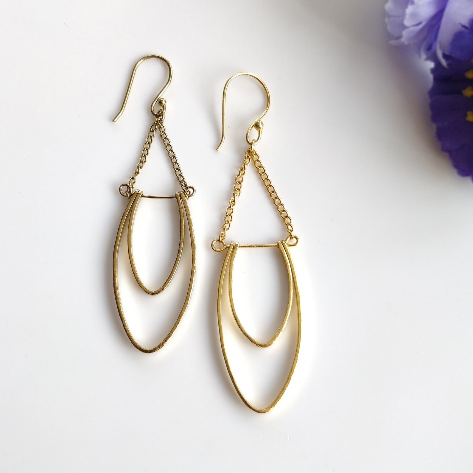Brass Earring