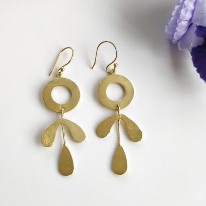 brass earring