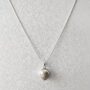 silver necklace