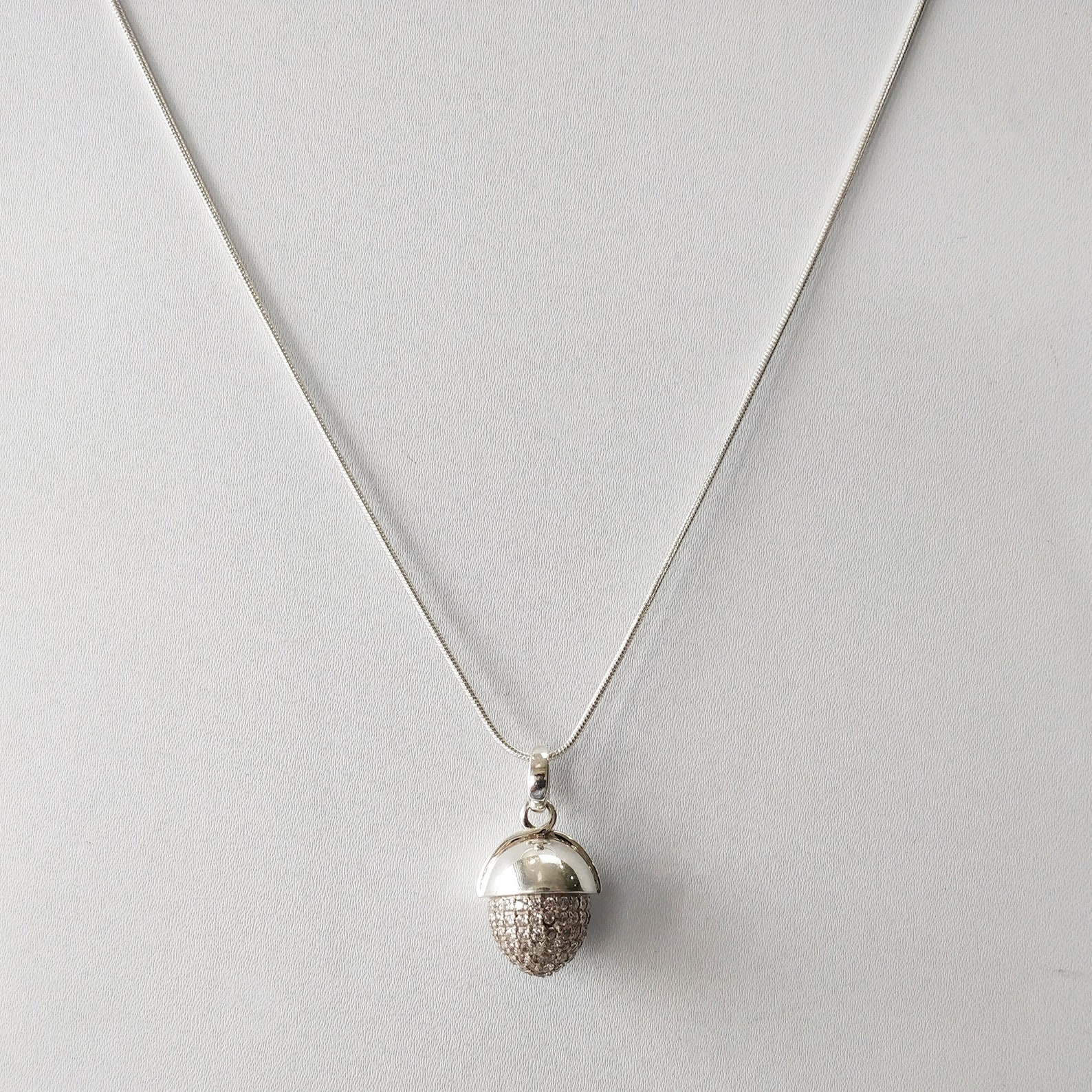 silver necklace