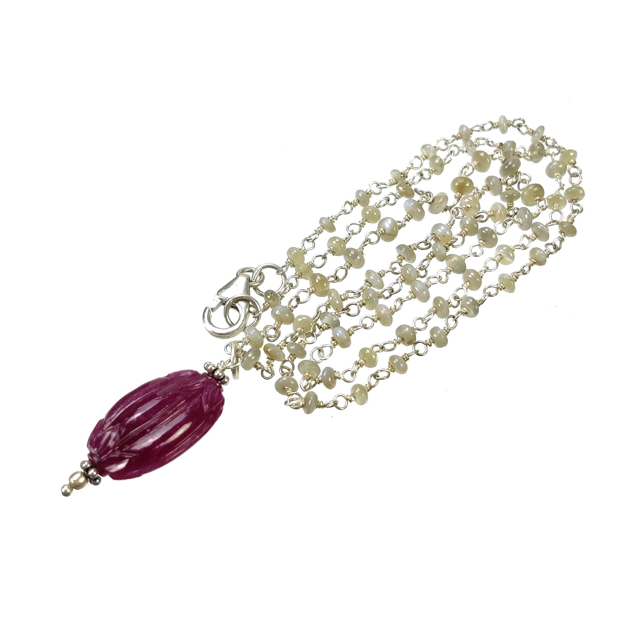 Collana di rubini