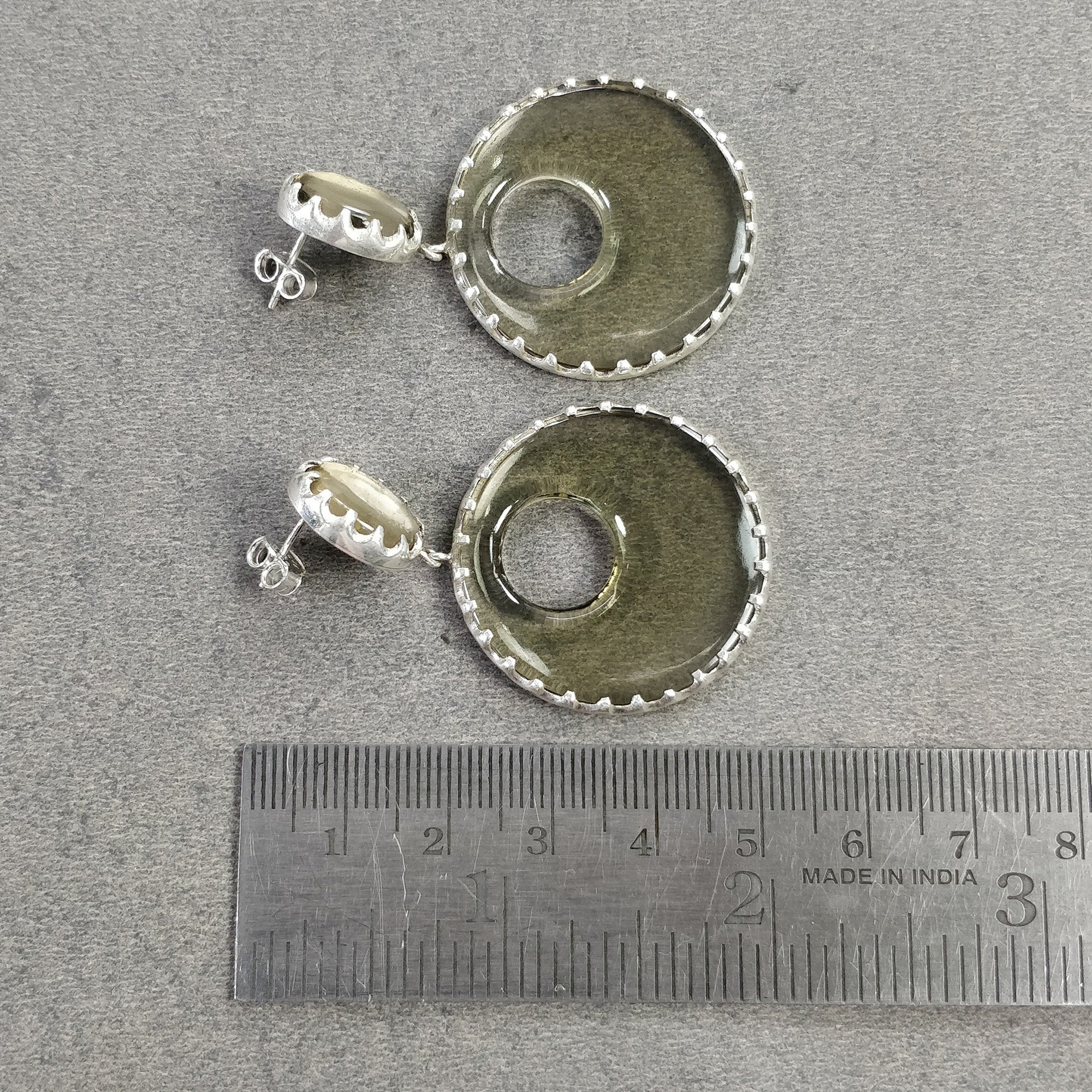 pendientes de piedras preciosas