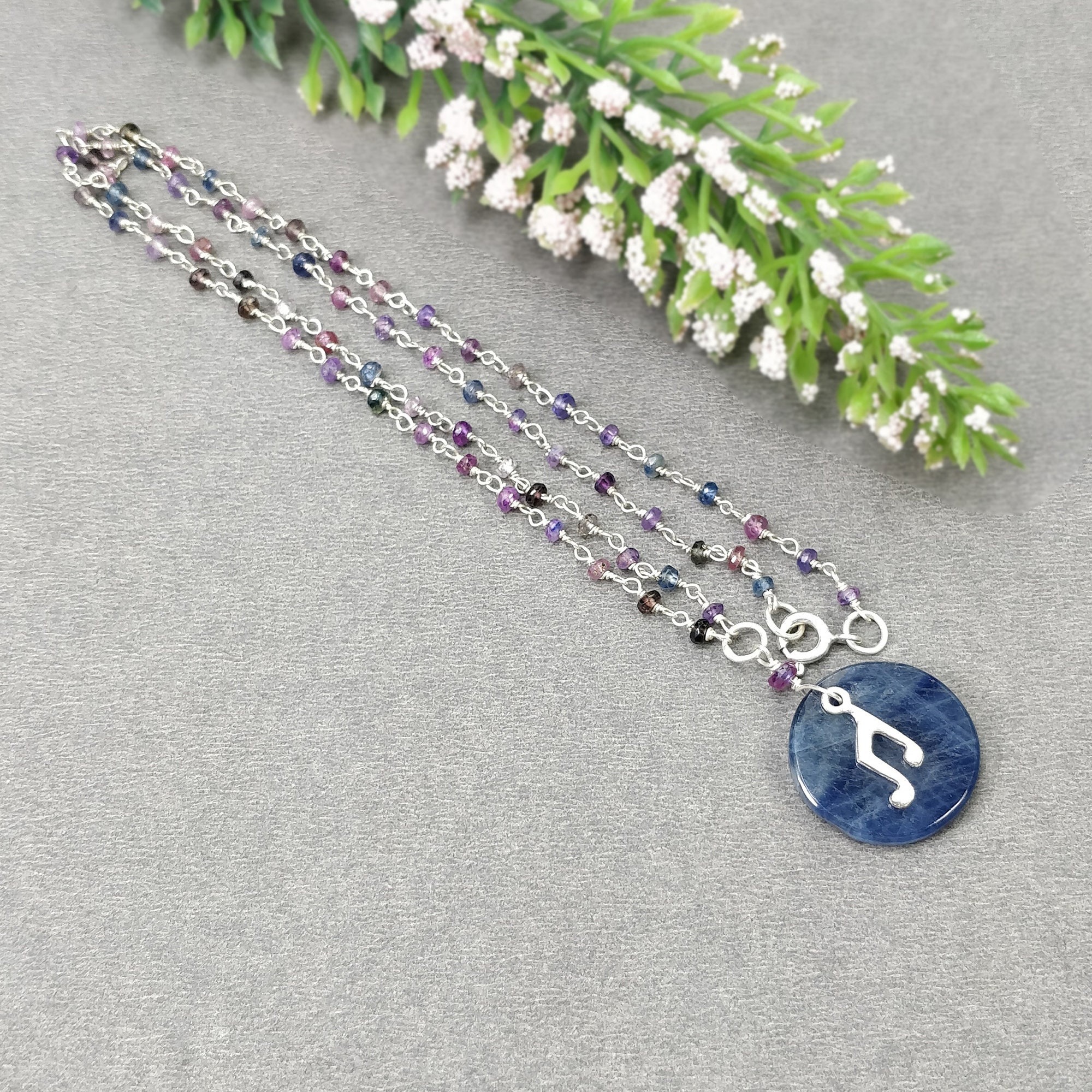 Set di gioielli con zaffiri