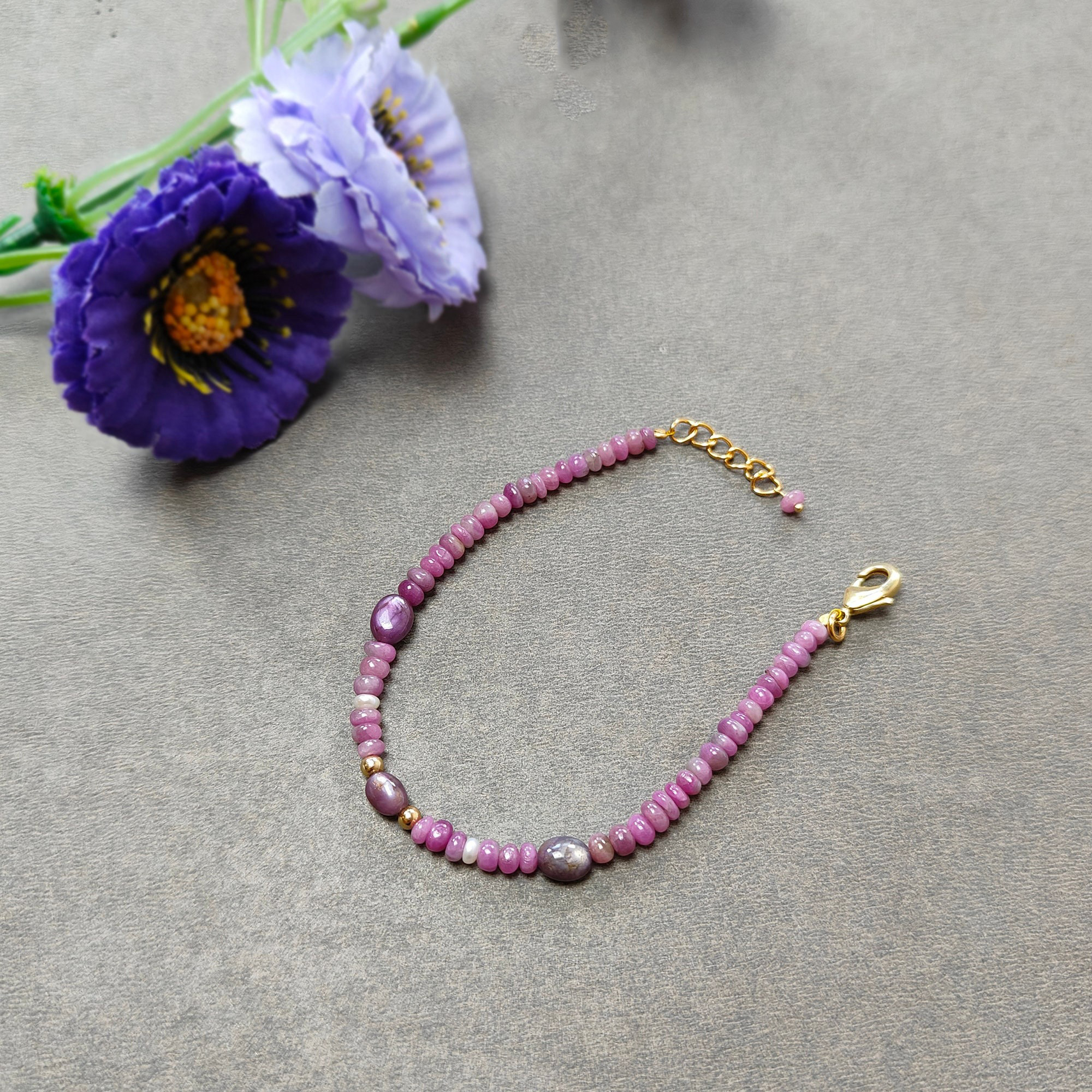 Bracciale con rubini