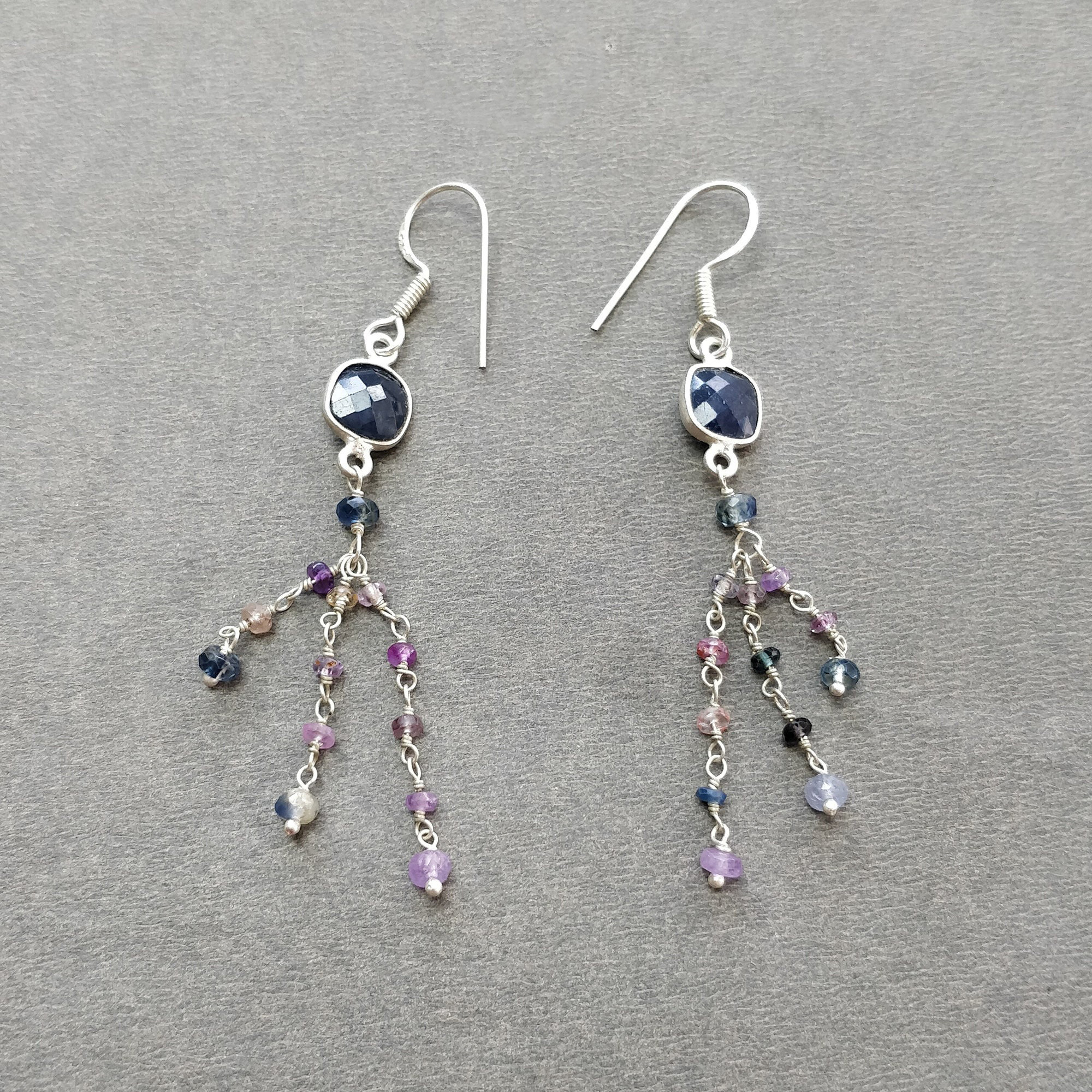 Set di gioielli con zaffiri