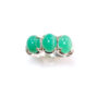 Bague en chrysoprase